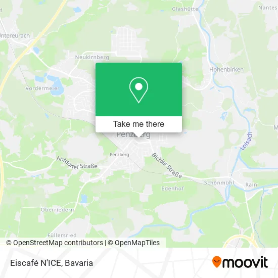 Карта Eiscafé N'ICE