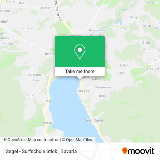 Segel - Surfschule Stickl map