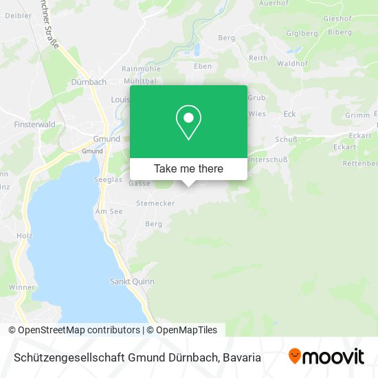 Schützengesellschaft Gmund Dürnbach map