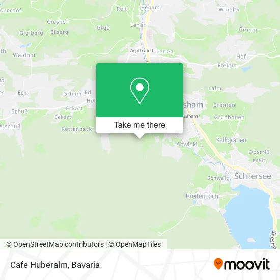 Карта Cafe Huberalm