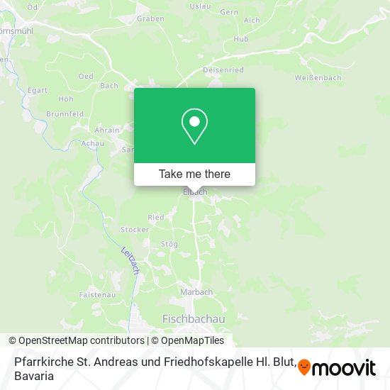 Pfarrkirche St. Andreas und Friedhofskapelle Hl. Blut map