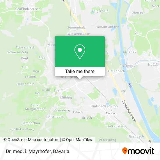 Карта Dr. med. i. Mayrhofer