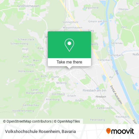Volkshochschule Rosenheim map