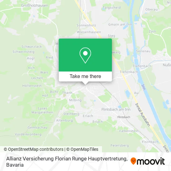 Карта Allianz Versicherung Florian Runge Hauptvertretung