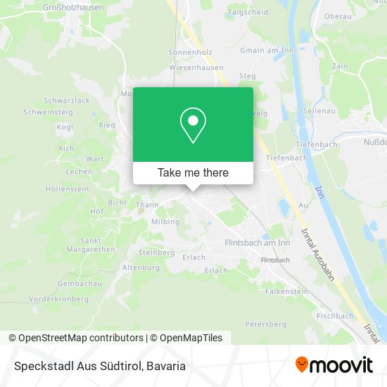 Speckstadl Aus Südtirol map