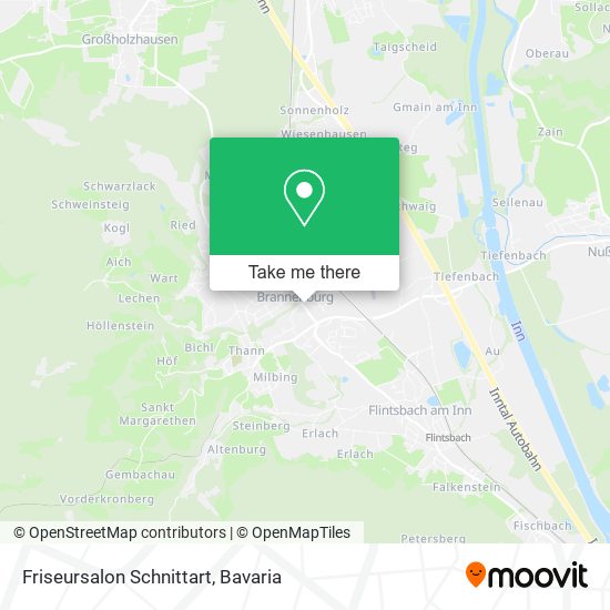 Friseursalon Schnittart map