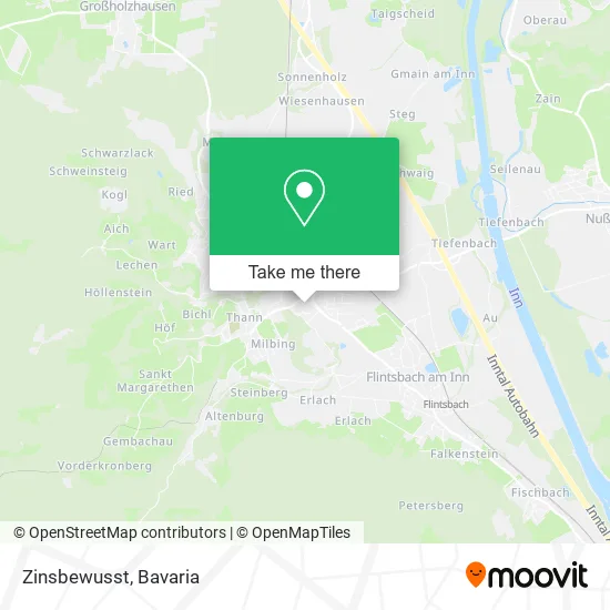 Карта Zinsbewusst