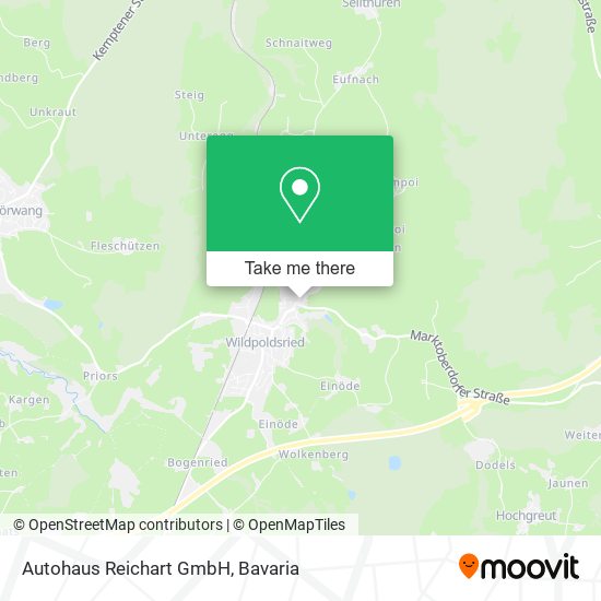 Autohaus Reichart GmbH map