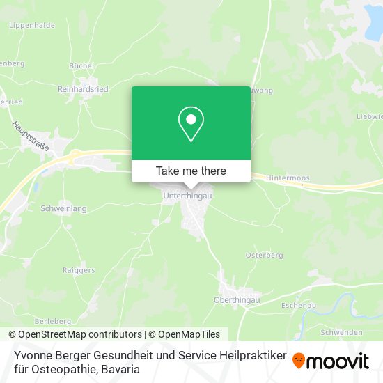 Yvonne Berger Gesundheit und Service Heilpraktiker für Osteopathie map