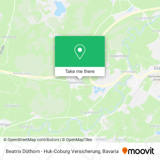Карта Beatrix Düthorn - Huk-Coburg Versicherung