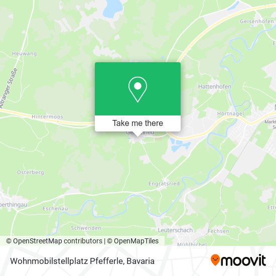 Wohnmobilstellplatz Pfefferle map