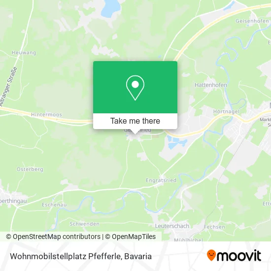 Карта Wohnmobilstellplatz Pfefferle