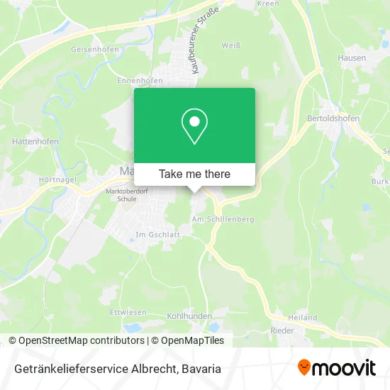 Карта Getränkelieferservice Albrecht