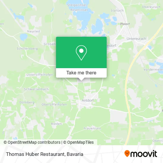 Карта Thomas Huber Restaurant