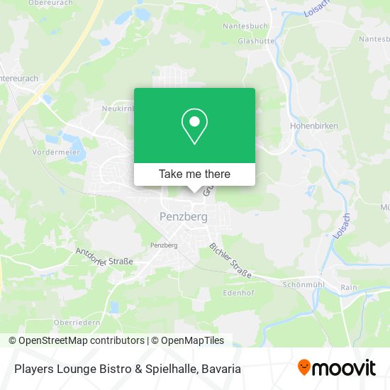 Players Lounge Bistro & Spielhalle map