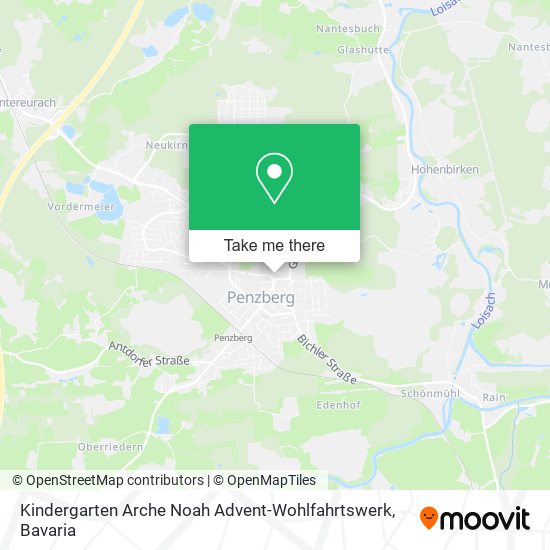Kindergarten Arche Noah Advent-Wohlfahrtswerk map