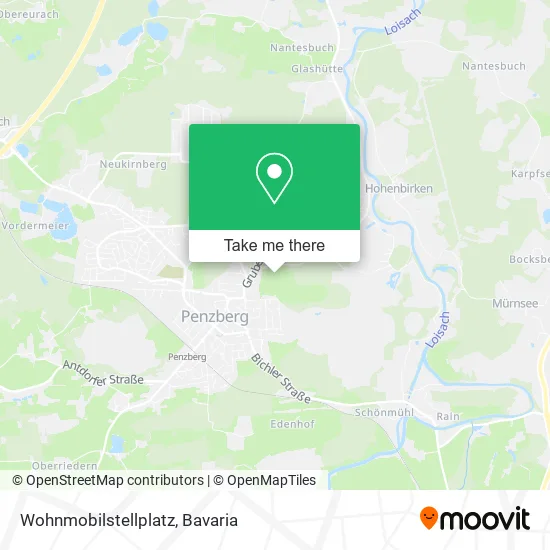 Карта Wohnmobilstellplatz