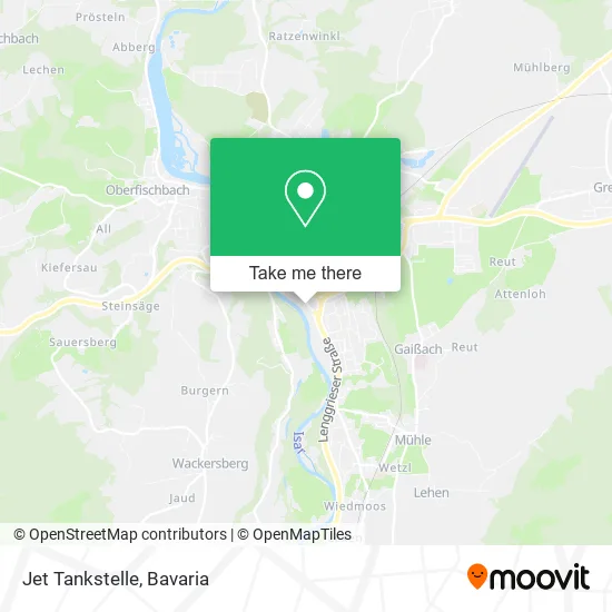 Карта Jet Tankstelle