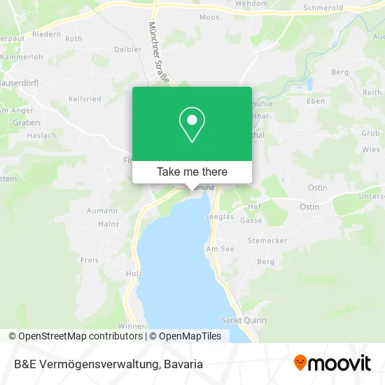 Карта B&E Vermögensverwaltung