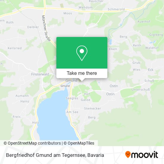 Bergfriedhof Gmund am Tegernsee map