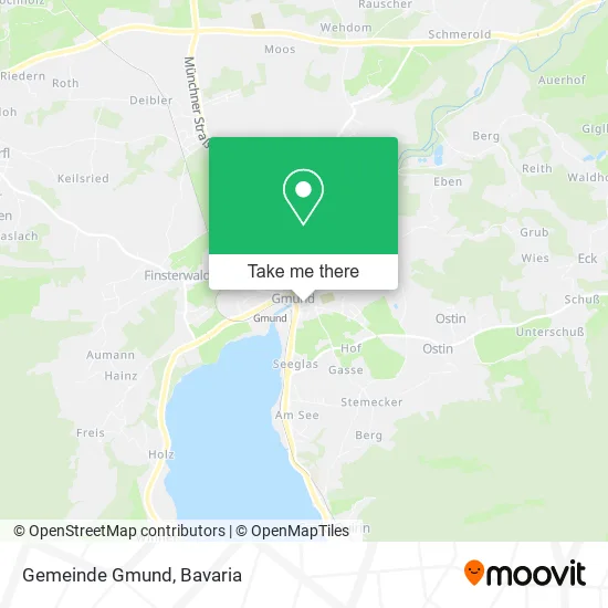 Карта Gemeinde Gmund
