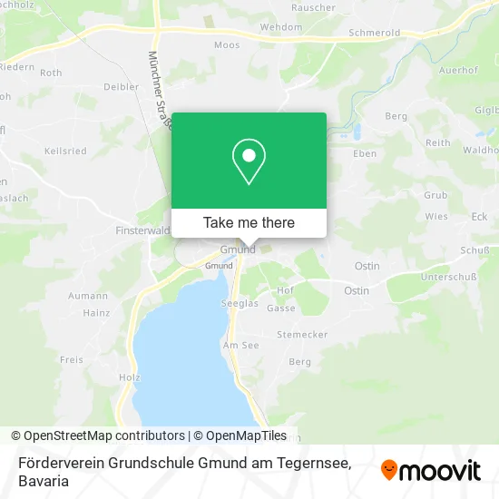 Карта Förderverein Grundschule Gmund am Tegernsee