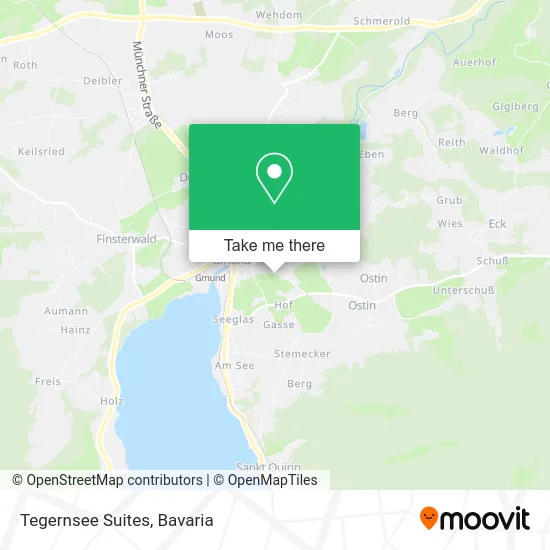 Карта Tegernsee Suites