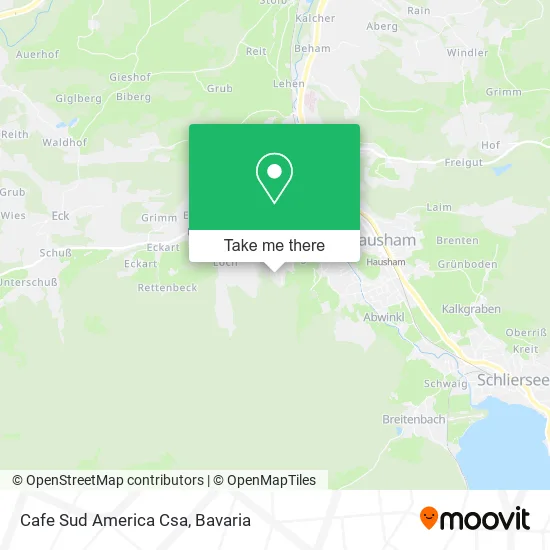 Карта Cafe Sud America Csa