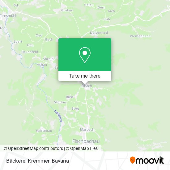 Bäckerei Kremmer map