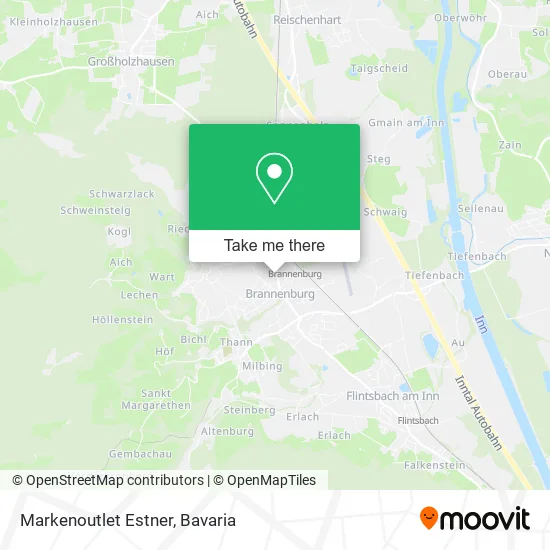 Карта Markenoutlet Estner