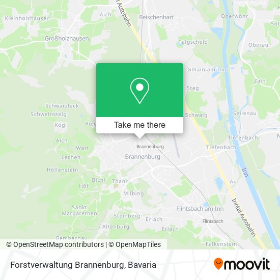 Forstverwaltung Brannenburg map