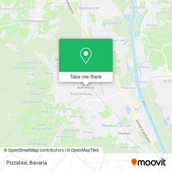 Pizzataxi map