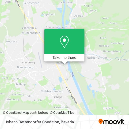 Johann Dettendorfer Spedition map