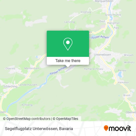 Карта Segelflugplatz Unterwössen