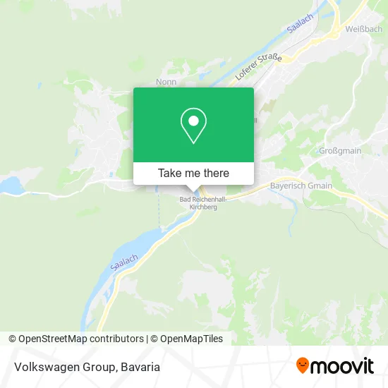 Volkswagen Group map
