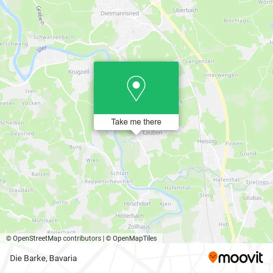 Карта Die Barke