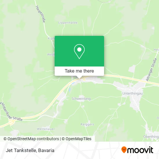 Карта Jet Tankstelle