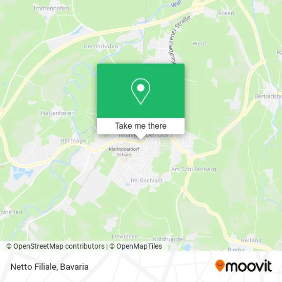 Карта Netto Filiale