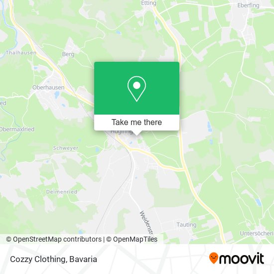Cozzy Clothing map
