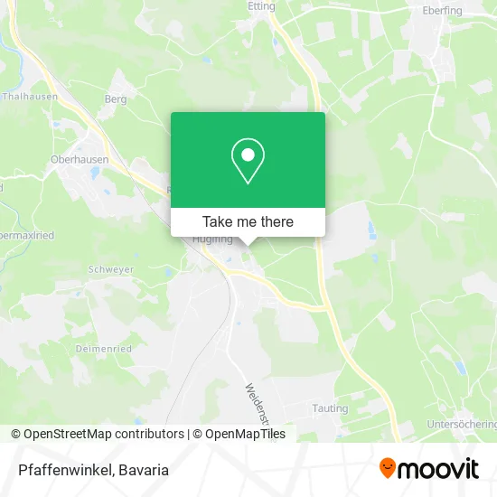Карта Pfaffenwinkel