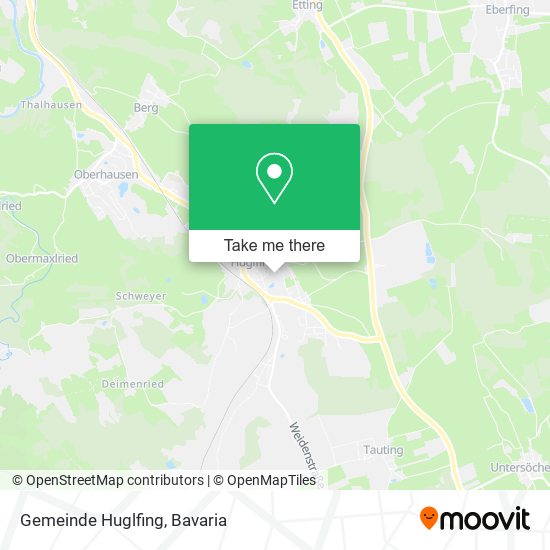 Gemeinde Huglfing map