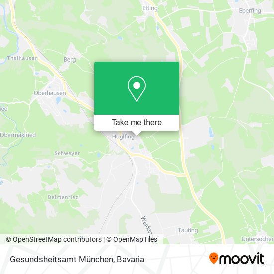 Gesundsheitsamt München map