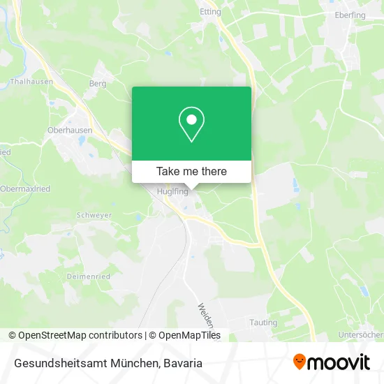 Карта Gesundsheitsamt München