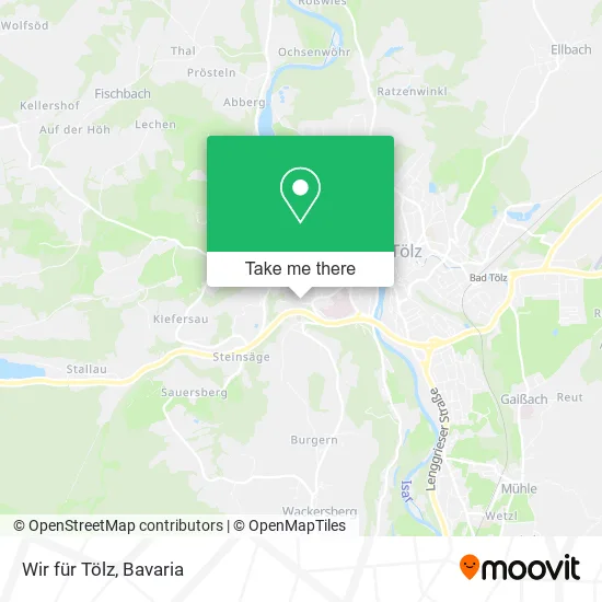 Карта Wir für Tölz