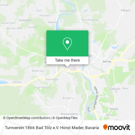 Карта Turnverein 1866 Bad Tölz e.V. Horst Mader
