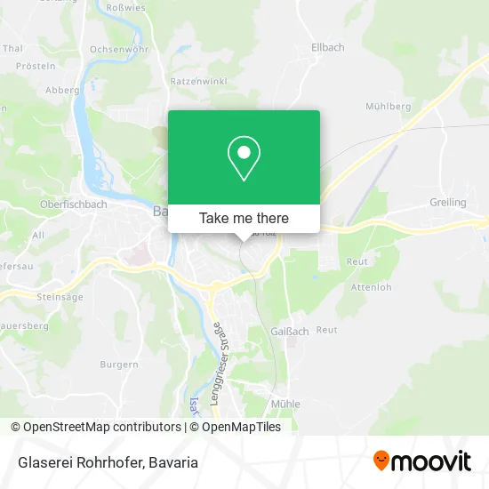 Карта Glaserei Rohrhofer