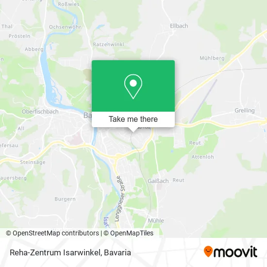 Карта Reha-Zentrum Isarwinkel