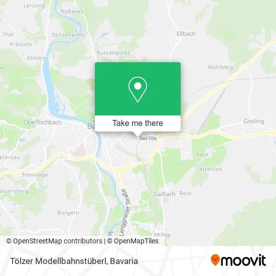 Карта Tölzer Modellbahnstüberl