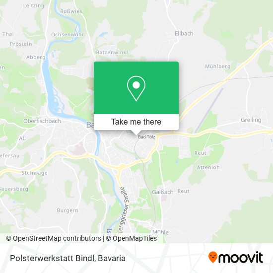 Polsterwerkstatt Bindl map