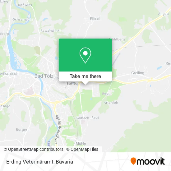 Карта Erding Veterinäramt